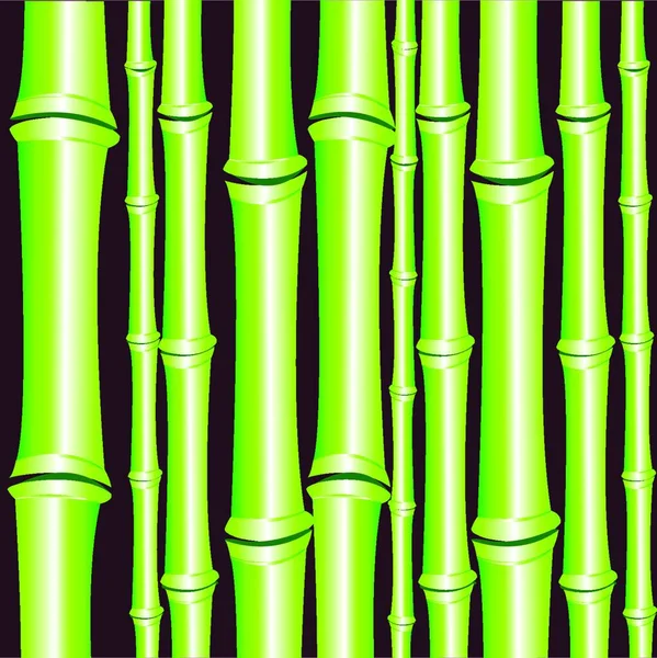 Sfondo Bambù Disegno Semplice Illustrazione Vettoriale — Vettoriale Stock