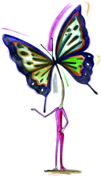 Εικόνα Πεταλούδας Δημιουργική Τέχνη — Διανυσματικό Αρχείο