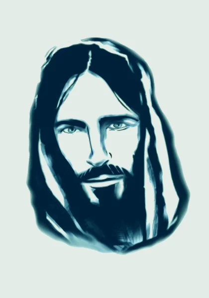 Jézus Krisztus Illusztrációja — Stock Vector