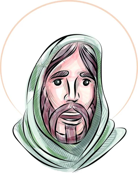 Ilustración Del Jesucristo — Archivo Imágenes Vectoriales