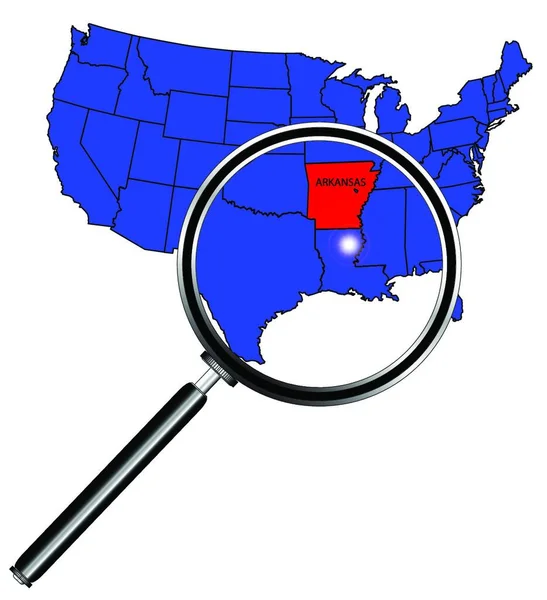 Arkansas Illustration Vectorielle Graphique — Image vectorielle