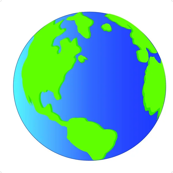 Země Planety Grafický Vektorový Obrázek — Stockový vektor