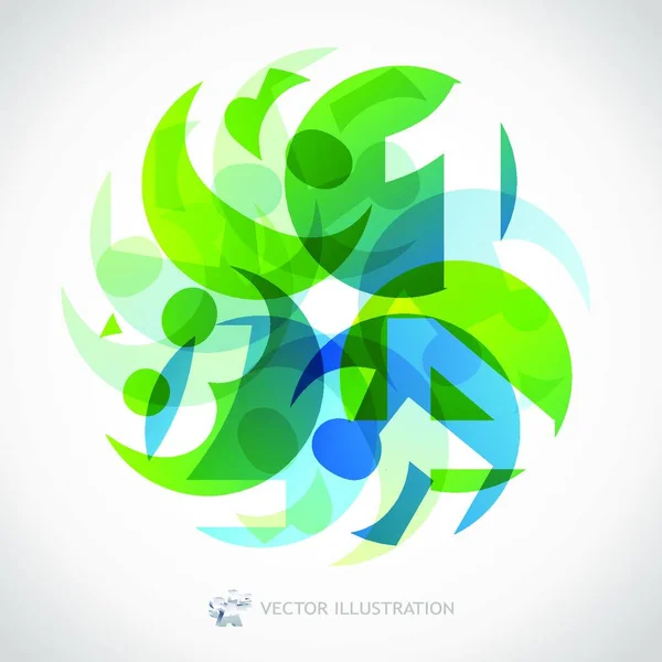 Numbers Graphic Vector Illustration — Stock Vector
