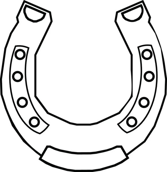 Illustrazione Del Ferro Cavallo — Vettoriale Stock