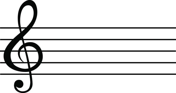 Illustration Des Symboles Des Notes Musique — Image vectorielle