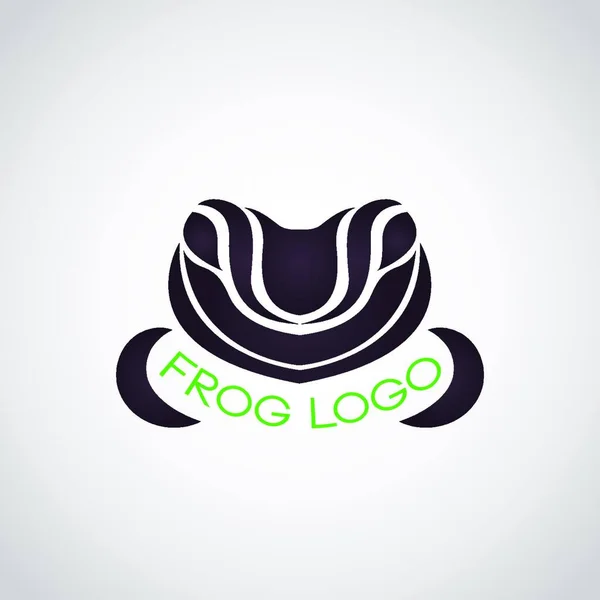 Ilustración Del Vector Del Logotipo Rana — Vector de stock