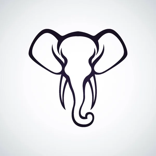 Ilustração Logotipo Elefante Vetor —  Vetores de Stock