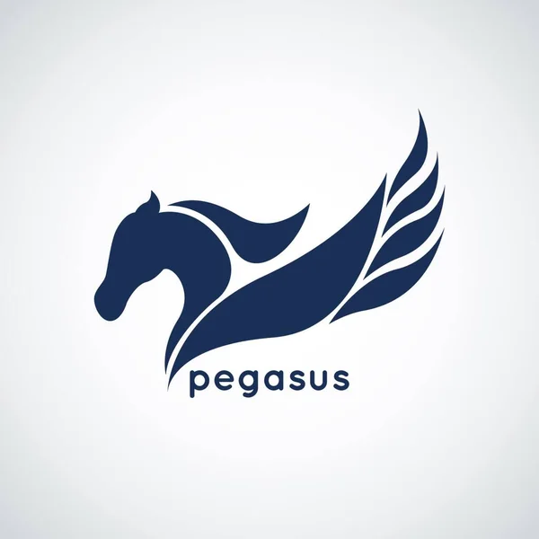 Afbeelding Van Vector Van Het Pegasus Logo — Stockvector
