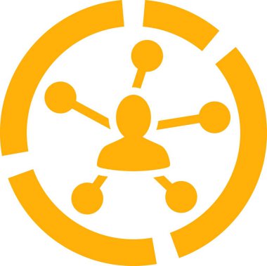 İlişkiler diyagram simgesinin resmedilmesi