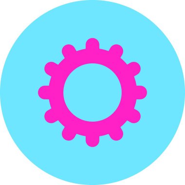 Dişli web simge vektör çizim 