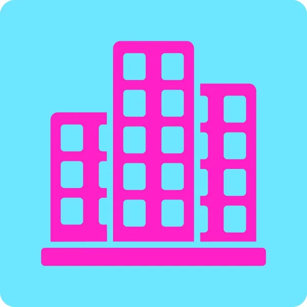 Illustration City Icon — Stock Vector