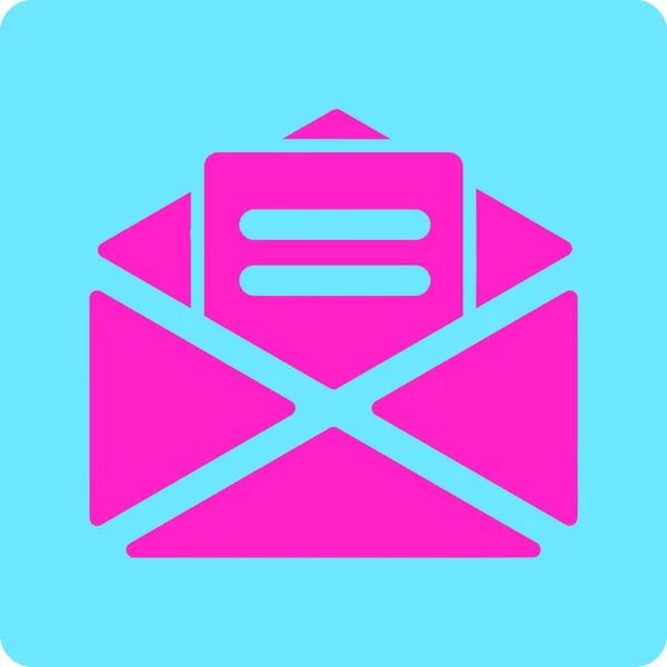Mail Symbol Öffnen Web Icon Vektorillustration — Stockvektor