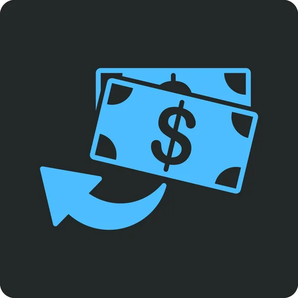 Cashback Icoon Vectorillustratie — Stockvector