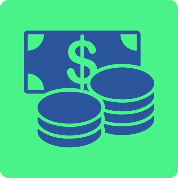 Cash Pictogram Vectorillustratie — Stockvector