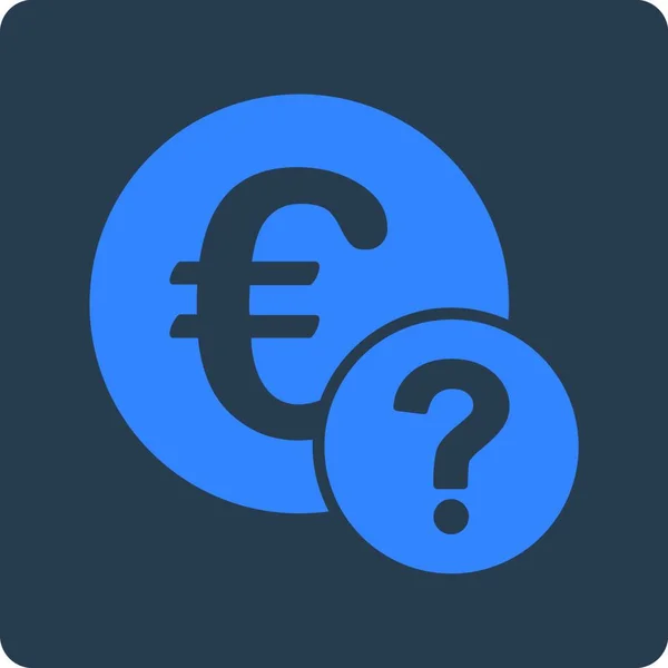 Euro Status Icon Vector Illustration — Stock Vector