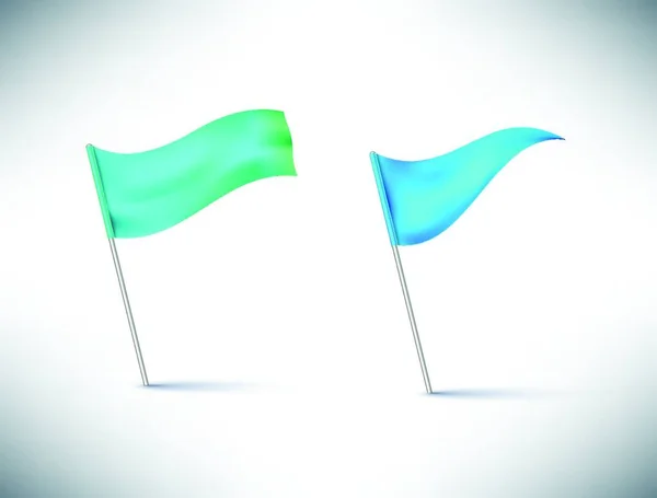 Flagi Ilustracja Wektora Graficznego — Wektor stockowy