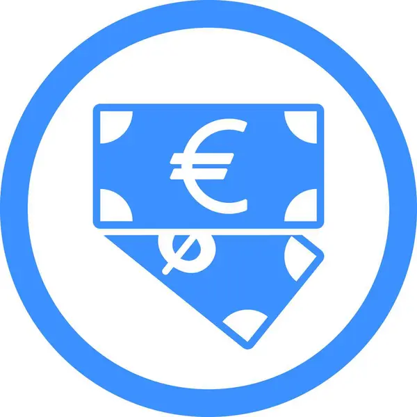 Bankjegy Ikon Grafikus Vektor Illusztráció — Stock Vector
