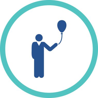 Tatil simgesi, basit vektör illüstrasyonu 