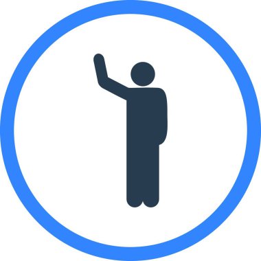 Merhaba simge vektör çizim