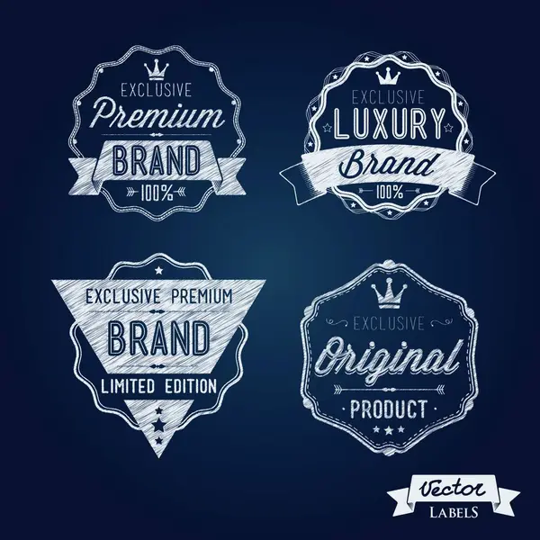 Premium Kvalitetsmärkning Grafisk Vektor Illustration — Stock vektor