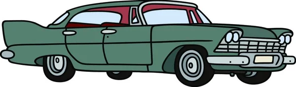 Classic American Car Graphic Vector Illustration — Stock Vector