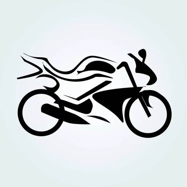 Abstrakcyjny Rysunek Motocykla — Wektor stockowy