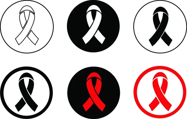 Ikona Wektor Aids Ikona Wektor Ilustracja — Wektor stockowy