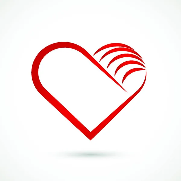 Heart Icon Web Icon Vector Illustration — Stock Vector