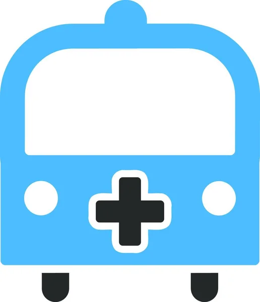 Bus Icon Web Simple Illustration — Stock Vector