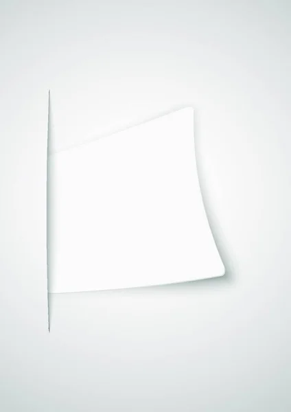 Illeszteni Papír Papír — Stock Vector