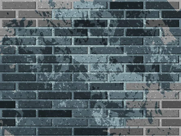 灰色のレンガの壁 グラフィックベクトルのイラスト — ストックベクタ