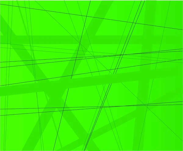 Зеленый Современный Фон Графическая Векторная Иллюстрация — стоковый вектор