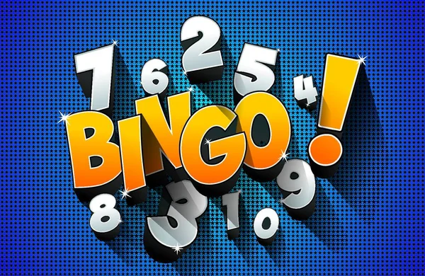 Bingo Símbolo Jackpot Ilustração Vetorial Gráfica — Vetor de Stock