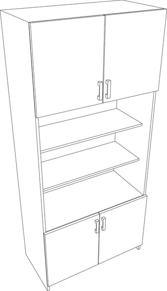 Illustration Cabinet — Image vectorielle