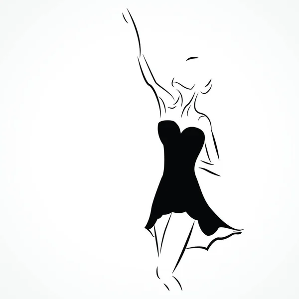 Ilustrace Baletní Tanečník — Stockový vektor