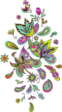 Hint Dekoratif Element vektör çizimi