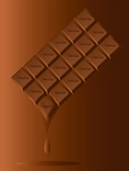 Гастрономічний Шоколад Векторна Ілюстрація — стоковий вектор