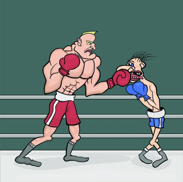 Ilustración Del Boxeo — Vector de stock