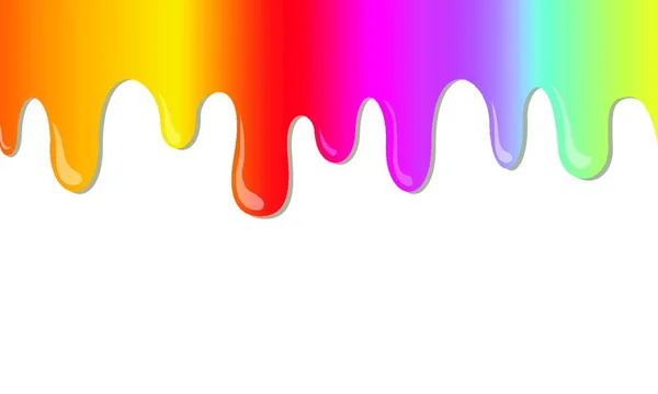 Rainbow Stains Vector Illustration — Stock Vector