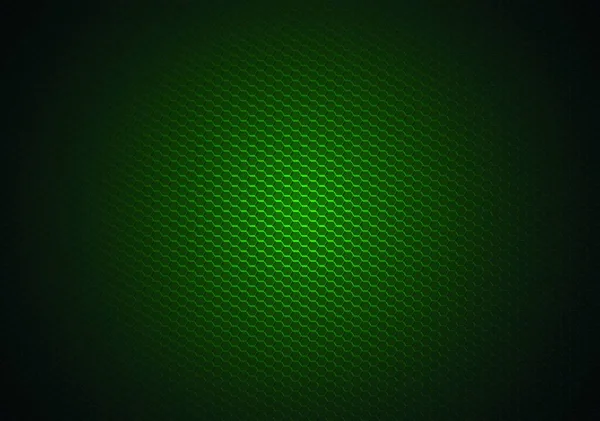 Green Hexagonal Background Vector Illustration — Stock Vector