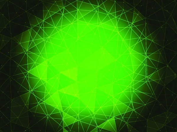 Emerald Grön Bakgrund Vektor Illustration — Stock vektor