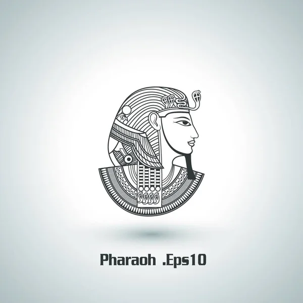 Pharaoh Icon Vector Illustration — Stock Vector