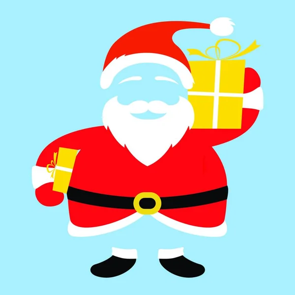 Santa Claus Illustration Vectorielle Dessin Animé — Image vectorielle