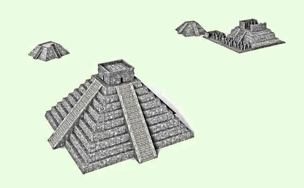 Pirâmide México Ilustração Vetorial — Vetor de Stock