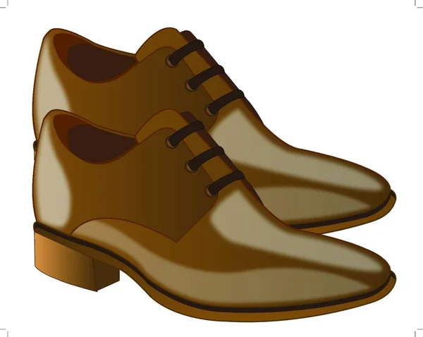Loafers Masculin Modă Ilustrație Vectorială — Vector de stoc