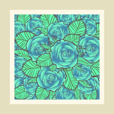 botanik çiçekleri, kopyalama alanı için arkaplan kartı