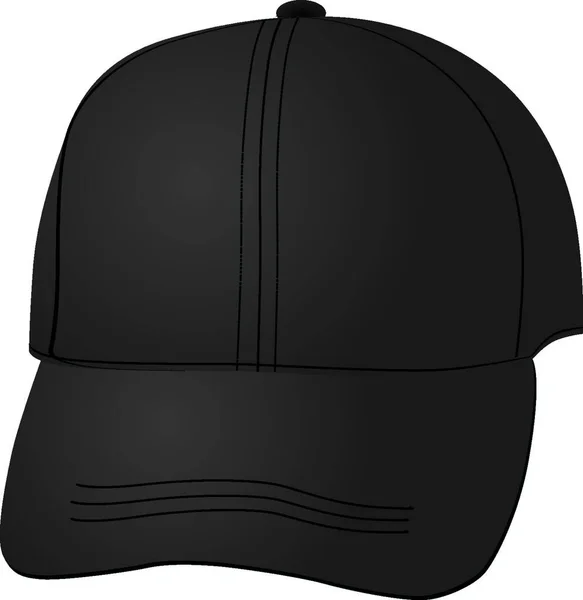 Cloth Baseball Καπέλο Διανυσματική Απεικόνιση — Διανυσματικό Αρχείο
