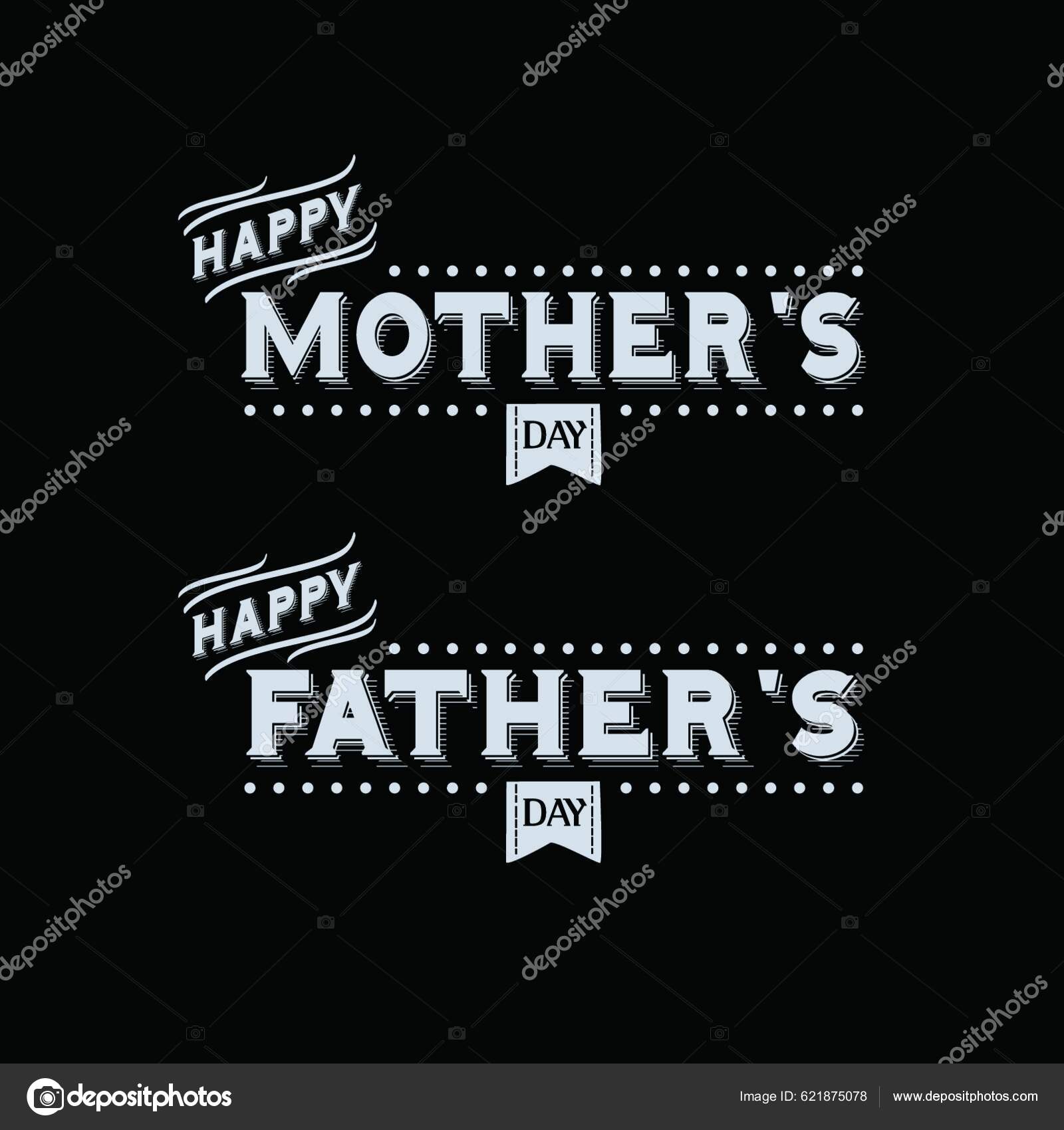 Illustration Mother Father Day Stock Vector by ©YAY_Images 621875078