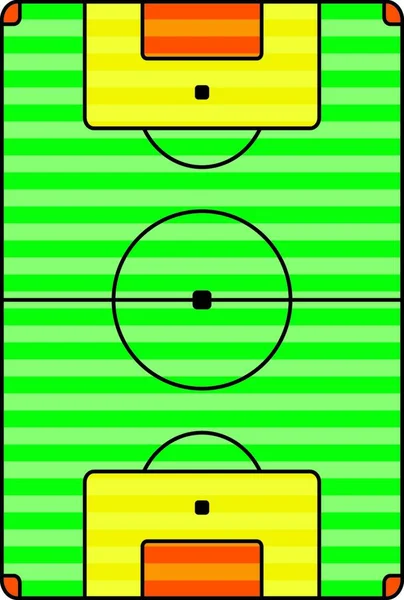 Grafisk Konst Fotboll Spel — Stock vektor