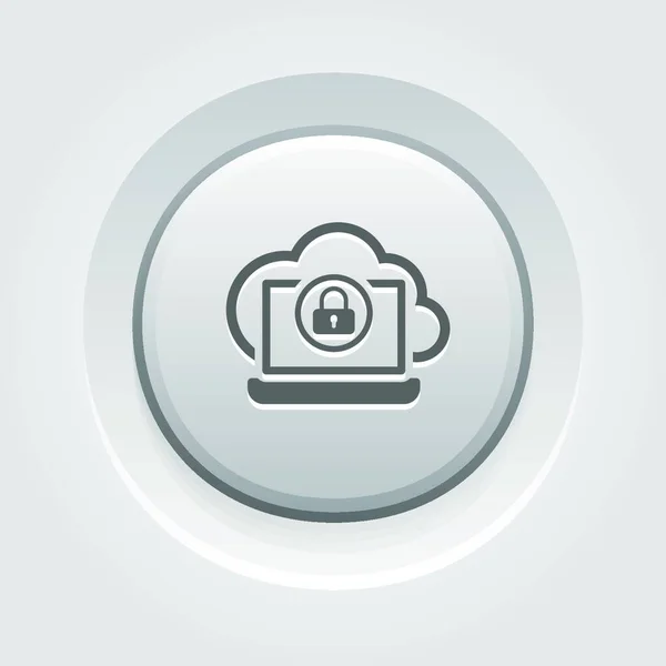 Icône Secure Cloud Access Illustration Vectorielle — Image vectorielle